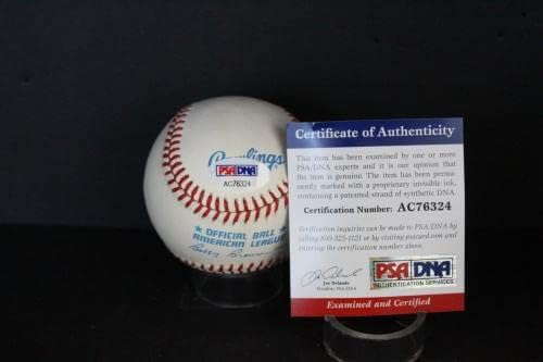 Бейзболен автограф с автограф на Боби Доерра Auto PSA/DNA AC76324 - Бейзболни топки с Автографи
