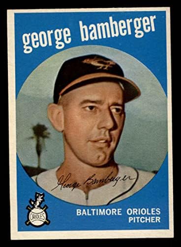 1959 Topps # 529 Джордж Бамбергер Балтимор Ориълс (Бейзболна картичка) EX/MT Orioles