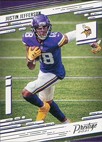 Търговската картичка на футболен клуб NFL Панини Престиж 2021 #157 Джъстин Джеферсън Минесота Викингз