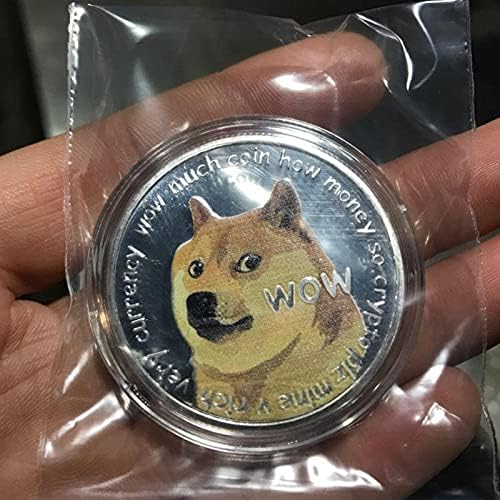 Интересна Монета за Кучета, Златна Колекция Възпоменателни монети, сребърно покритие, С Шарени Кучета, Реплика, Сувенирное Украса, Занаяти,