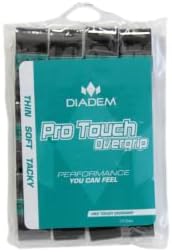 Diadem Pro Touch Overgrip | Лента за захващане на тенис ракети | Трайно лепило, дълготраен комфорт, Нетъкан полиуретан | Дебелина 2 мм