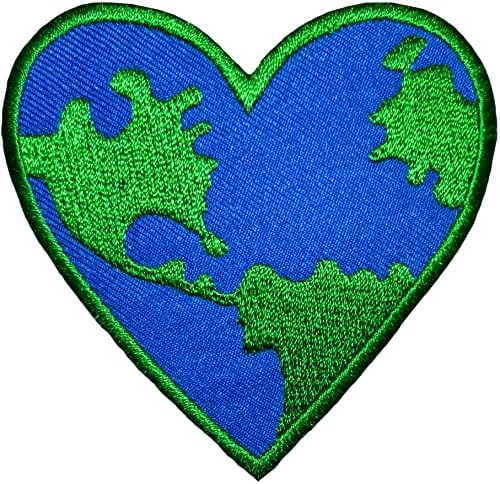 Рейнджър Верни Любов към Земята във формата на Сърце Спаси Природата Свят на Планетата Ретро Знак на Света, Символ на Стикер с Логото