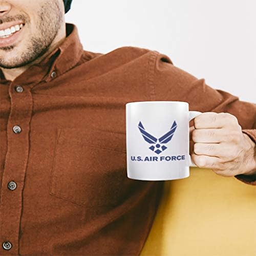 Изработена по поръчка Кафеена Чаша 11 Грама Керамична Чаша за чай на военновъздушните сили на САЩ С Персонализирани Текст Тук