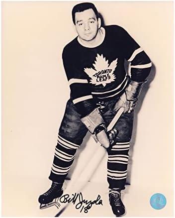 Бил Джузда Торонто Мейпъл Лийфс С Автограф На Оригиналната снимка с Размер 8х10 мм - Снимки на НХЛ с автограф