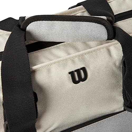 Чанта за тенис ракети WILSON Lifestyle - 4 опаковки и 2 опаковки, Сиво / синьо и каки