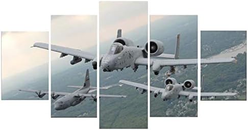 Sturmovik Реактивен изтребител Снимки плакат на Стенно Изкуство на Военен самолет A-10 Thunderbolt II (Шуменско) Стенен Декор Плакати