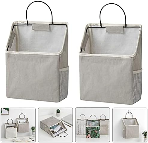 Cabilock Сгъваема Кутия За Съхранение на 2 комплекта Стенни Подвесная Чанта За Съхранение, Монтиране на стена, Рафт за Смет, Декоративна