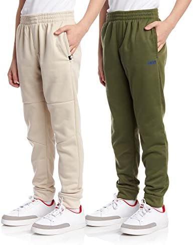 Спортни панталони за момчета DKNY – 2 комплекта основни активни флисовых панталони за джогинг (Размер: 8-16)