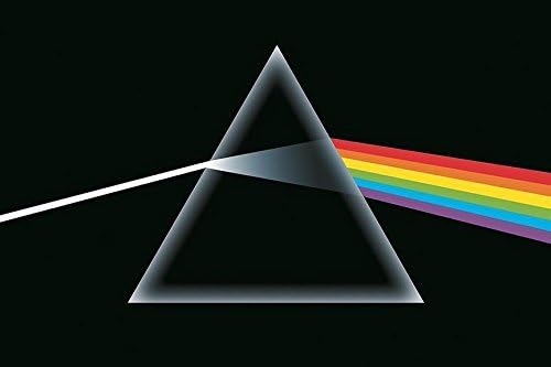 Купи Артфорлесс Pink Floyd - Dark Side of The Moon, Prism 36x24 Корица на Музикален албум, Класически Плакат