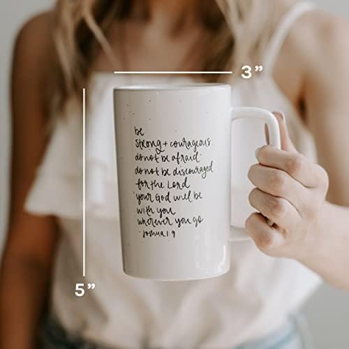 Декор за сладка вода, Вдъхновяващи Чаши за Кафе | Скъпа Мотивирующая Кафеена чаша от Керамика за 16 унции В стила на Писанията | Може