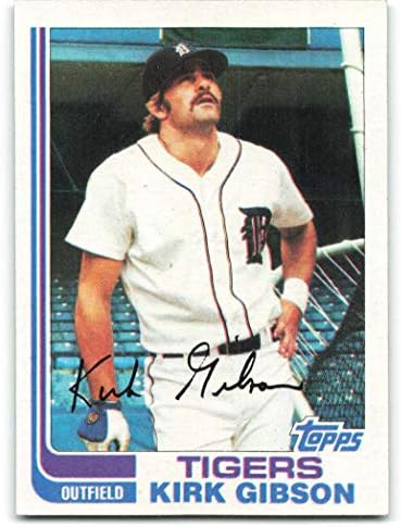 MLB бейзбол 1982 Topps 105 Кърк Гибсън 105 БИВШ/NM Тайгърс