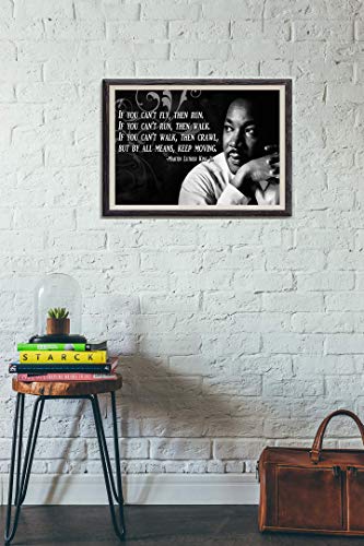 Мотивационен плакат Мотивационни снимки на Плакати, д-р Мартин Лутър Кинг младши Плакат Граждански права Плакати в историята на САЩ Плакат
