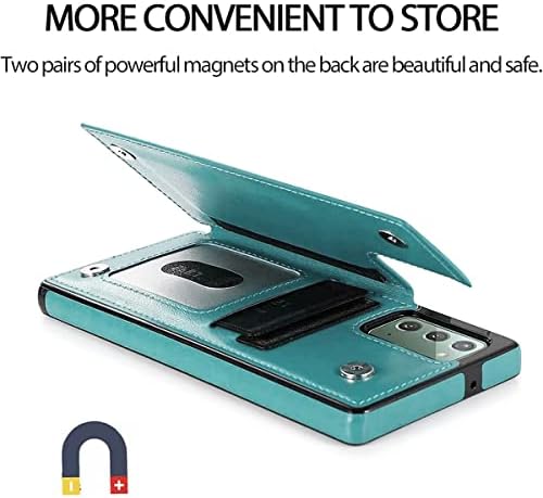 Дизайн NKECXKJ за Samsung Galaxy Note 20 5G Чанта-портфейл за Телефон с Предпазно Фолио от Закалено Стъкло, Слот за кредитни карти, Кожена Поставка, Магнитна Задната част на флип-н