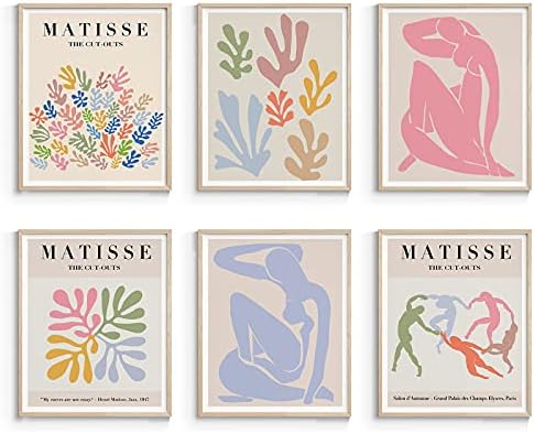 Плакат и Щампи за изложбата стена на изкуството InSimSea Matisse, Плакати Анри Матис за естетиката на помещението, Щампи на Абстрактното