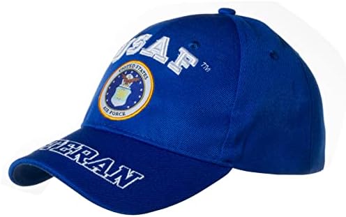 Официално лицензирана бейзболна шапка с бродерия на Ветеран от военновъздушните сили на Съединените Щати