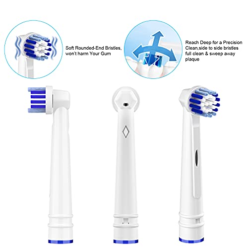 Сменяеми Глави за четка за зъби, Съвместими с Oral B, Braun, 8 опаковки Професионални Електрически Дюзи за четка за зъби, Сменяеми дюзи