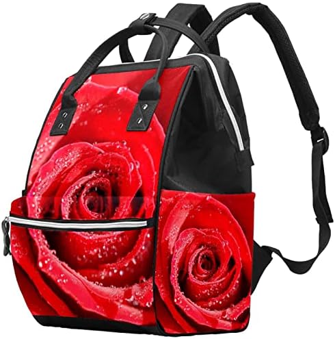 Пътен Раница GUEROTKR, Чанти За Памперси, Чанта За Памперси в раницата, модел от цветове от червена роза