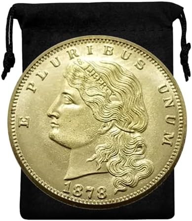 Kocreat Копие от 1878 Свобода Косата Сребърен Долар Либърти Морган Златна Монета от Пет Долара-Копие на Сувенирни Монети на САЩ Колекция