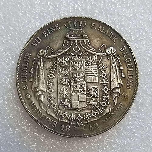 Старинни Занаяти Германия 1842-Възпоменателна Монета във формата на Сребърна Главата Долара на Юана Монета #1969