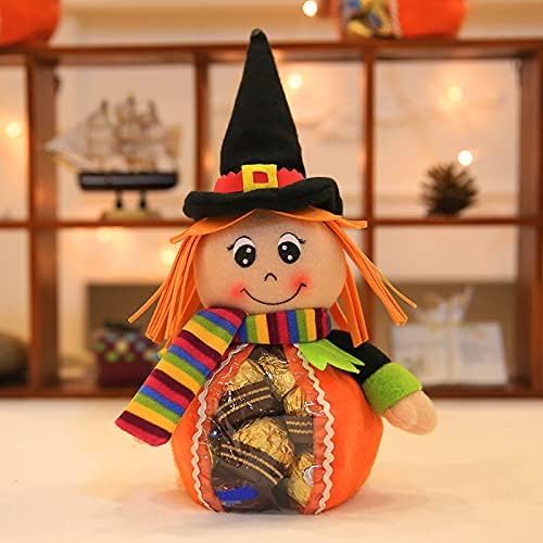YIISU 0Nvd40 Хелоуин Сладко Вещица Чанта Бонбони Опаковка Детски Парти Чанта За Съхранение Подарък