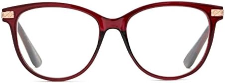 Дамски очила за четене Sofia Vergara x Foster Grant Катерина Котешко око, Вино, 2,5