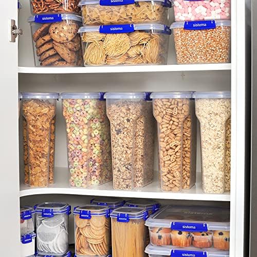 Контейнер за съхранение на зърнени храни Sistema KLIP IT PLUS | Херметически контейнер за съхранение на хранителни продукти обем 4,2
