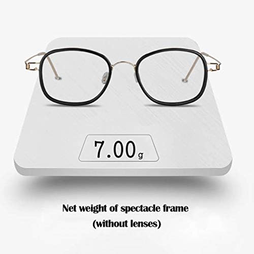 RXBFD Фотохромичните Очила за четене, Ретро Метална Дограма с пълна рамки, Удобни Слънчеви очила с защита от Uv, Подходящи за мъже и