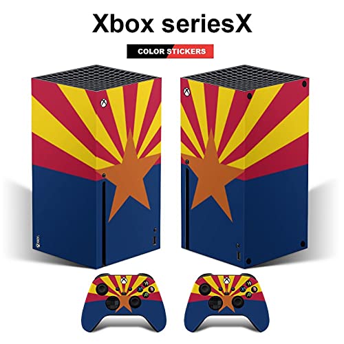 Флаг Аризона Скинове за конзолата Xbox серия X И контролер Vinyl Стикер на корицата (Xbox X серия)
