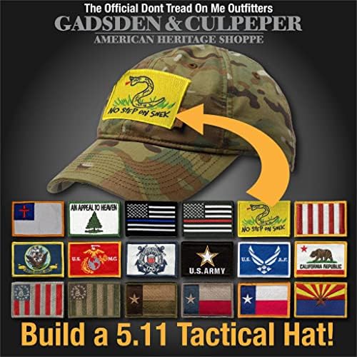 Гадсден и Калпепер 5.11 Комплект кепок за флагоносцев Мультикамера (Шапка и нашивка)