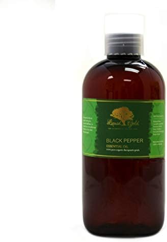 8 Унции Етерично масло от Черен Пипер Премиум-клас Течно Злато Чиста Органична Натурална Ароматерапия