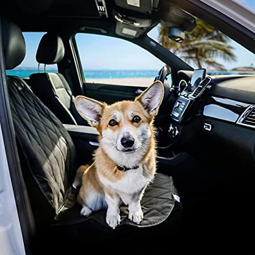 Калъф за предна седалка BarksBar с подплата от PET, който предпазва от надраскване, с прикрепен за леки, товарни автомобили и ванове,