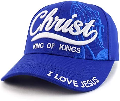 Моден Магазин за дрехи 3D Христос, Цар на Царете, на Бродирани Исус Християнска бейзболна шапка