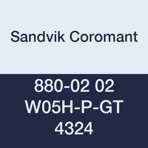 Е sandvik Coromant, 880-02 02 W05H-P-GT 4324, Сверлильная плоча CoroDrill 880, Твердосплавная, Квадратна, Правосторонний парче, марка