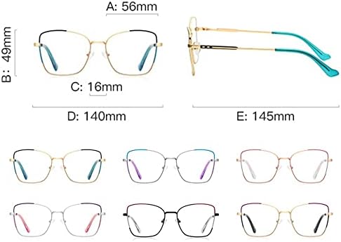 Очила за четене RESVIO за жени и Мъже, Модерни Метални Очила за четене с Пружинным тръба на шарнирна връзка Котешко око, Ръчно изработени,