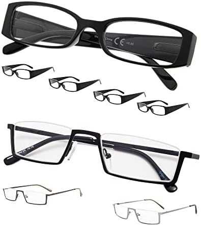 Gr8Sight Ретро Очила За четене Модерен Комплект за Четене За Жени И Мъже + 0,5