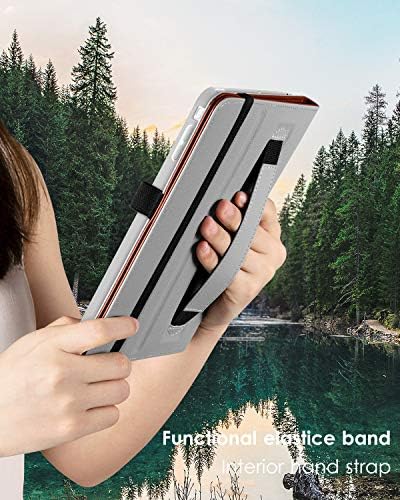 Калъф за iPad Mini 1 2 3, Калъф-награда от висококачествена естествена кожа с възможност за гледане под различен ъгъл и функция за автоматично