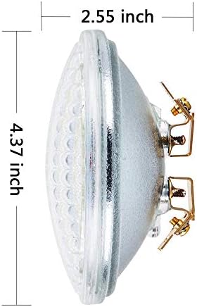 Led ландшафтна лампа Goehiaul PAR36 капацитет 6 W 3000 К, топло бяло, AC/DC12V, 700 лумена, галогенный еквивалент 36 W, водоустойчива,