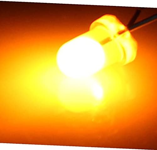 НОВ LON0167 100шт 3 мм Корона Червено-Жълти Emitting Диодни Мъниста Лампа на Съпротива (за 100 бр) 3 мм Копф Устата Гелб Лейхтет Диод