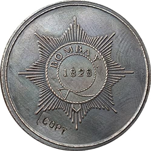 1828 Индия-Британски медни монети 27.3 mm