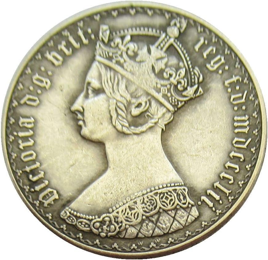 Британски 2 шилинга 1852-1881 8 Чуждестранни Реплика Възпоменателни монети