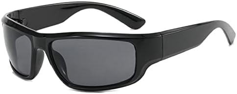 mincl Полнообъективные Поляризирани Слънчеви Очила Y2K за Четене за Жени и Мъже, Модерен Щит, Мода 2000-те години, обвивка около четец