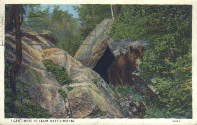 Разни, пощенска Картичка от Западна Вирджиния
