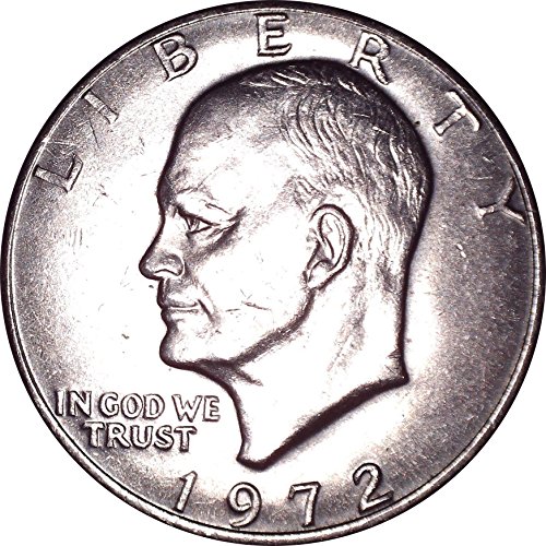 1972 Долар Айзенхауер за 1 долар Диамант, без да се прибягва