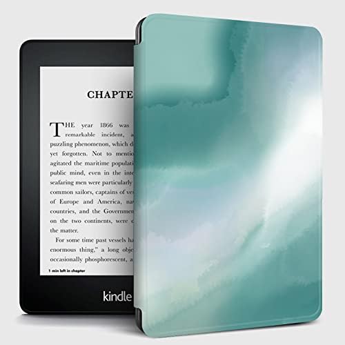 Калъф за 6,8 Kindle Paperwhite (11-то поколение) 2021 Kindle Paperwhite Signature Edition, Тънък калъф от изкуствена кожа с функция за