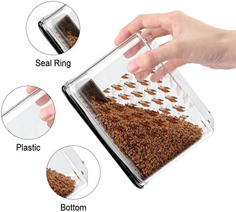Контейнер за съхранение на храна под формата на сладка костенурка, пластмасови прозрачни кутии за съхранение с уплътнителен капак