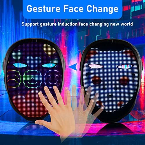 Led маска Depointer Живот с произволна нежна маска, съвместима с Bluetooth и управлявана чрез приложението