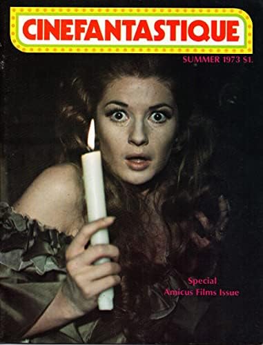 1973 VINTAGE Cinefantastique Е №2 Издаване на Брой 4 на Вестник Amicus Films Issue Magazine
