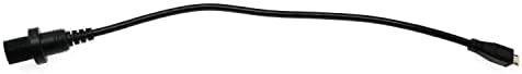 RLECS 30 см Micro USB Определяне на удължителен кабел за табло Вълни Кабел за Автомобили, Лодки, Мотоциклети, таблото на Камиона Черен